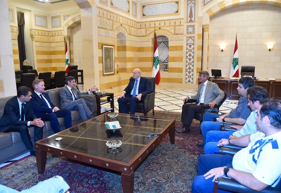 ميقاتي: بدء أعمال الحفر يشكل محطة مضيئة