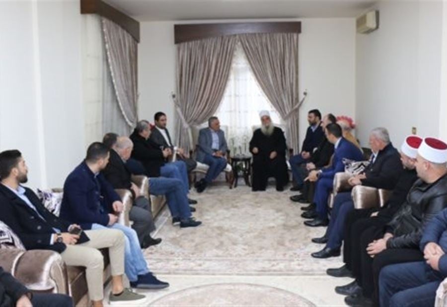 بالصور: إرسلان يزور الغريب ويجول في بشامون 