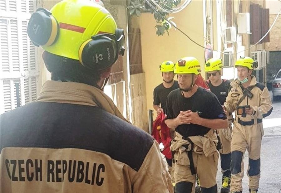 بيانٌ من "الجمهورية التشيكية" بشأن عمليات الإنقاذ في بيروت  بيانٌ من "الجمهورية التشيكية" بشأن عمليات الإنقاذ في بيروت