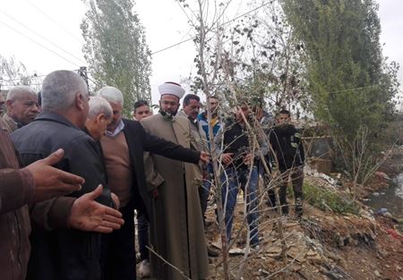 خير تفقد إزالة الاضرار من نهر الفاعور