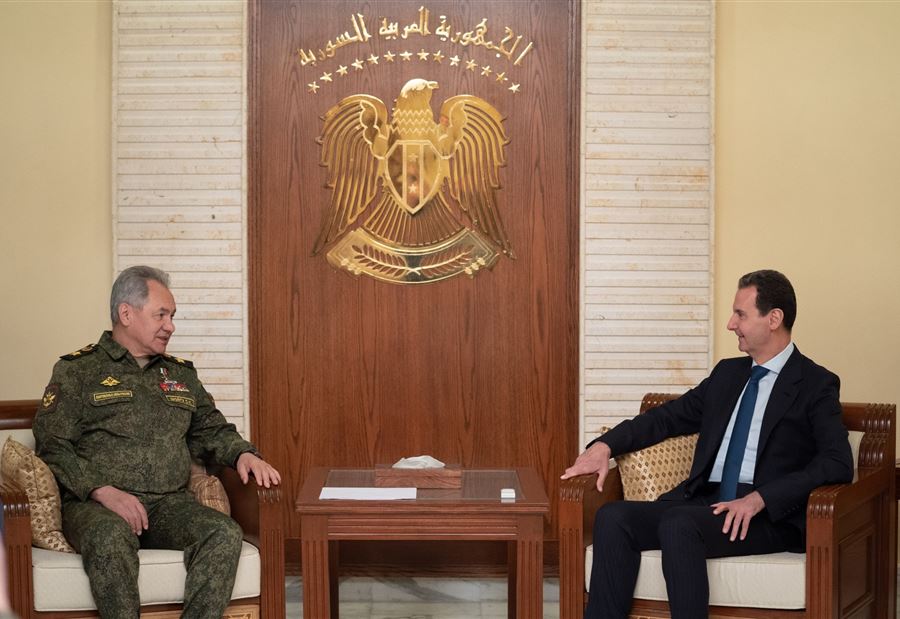 وزير الدفاع الروسي في ضيافة الأسد