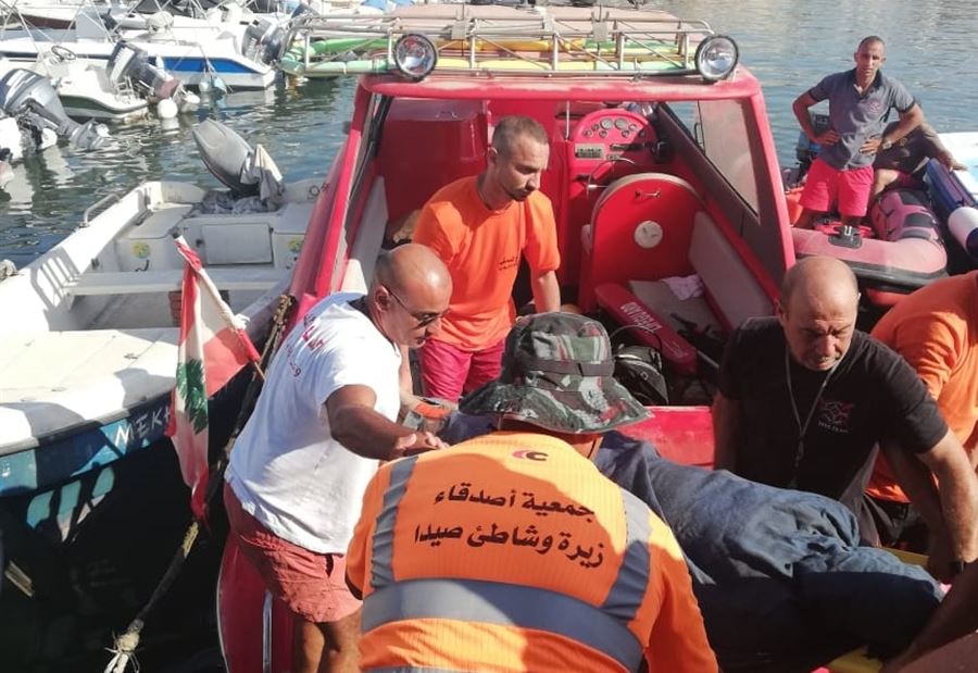 بالصورة: العثور على جثة غريق قبالة شاطئ صيدا
