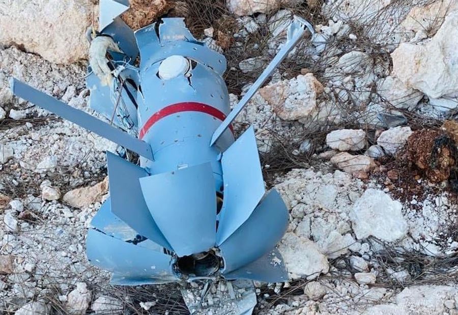 العثور على بقايا صاروخ إعتراضي في الضنية (صور)