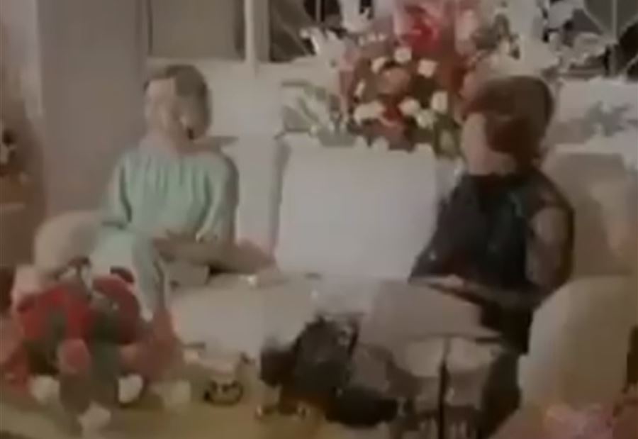 فيديو نادر لعقيلة صدام حسين