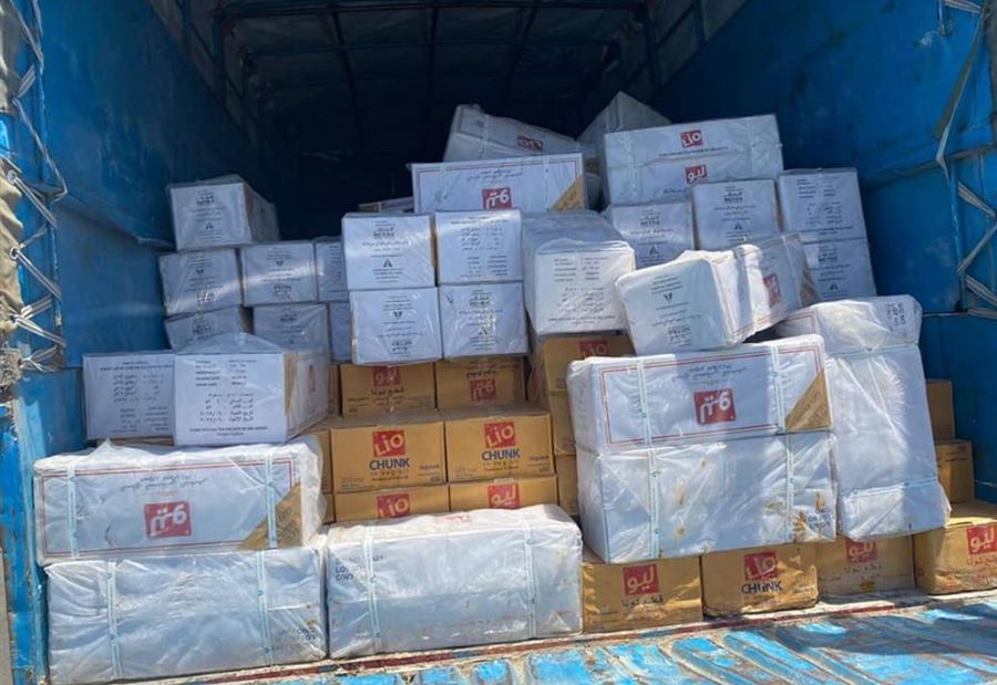 "بيك آب" محمّل بمواد غذائية مهربة في صيدا