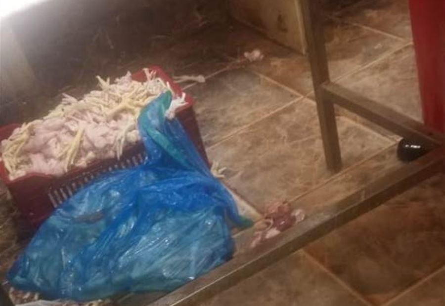 اقفال مسلخ فروج في صيدا