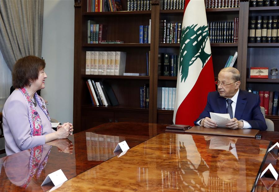 هذا ما أبلغه عون لـ فرونتسكا عن "المطلب اللبناني المُتكرّر"
