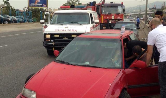 بالصورة: جريحة بحادث سير في البوار