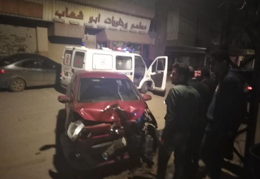بالصورة: جريح اثر حادث سير في مجدل عنجر