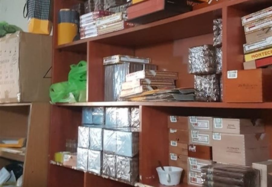 بالصور: ضبط تبغ مهرب  في الضاحية