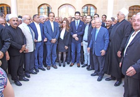 تيمور جنبلاط التقى وفودا ومجالس بلدية واختيارية منتخبة 