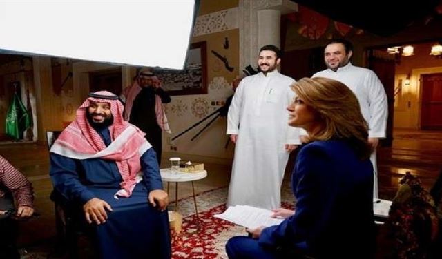 بن سلمان يدلي بأول حديث للإعلام الأميركي  بن سلمان يدلي بأول حديث للإعلام الأميركي