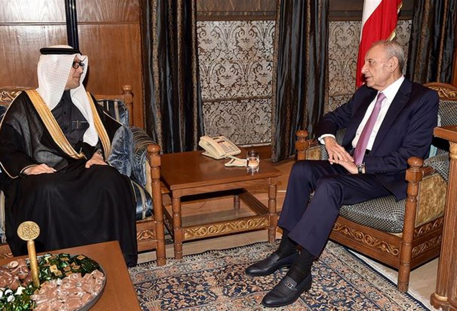 السفير بخاري في عين التينة 
