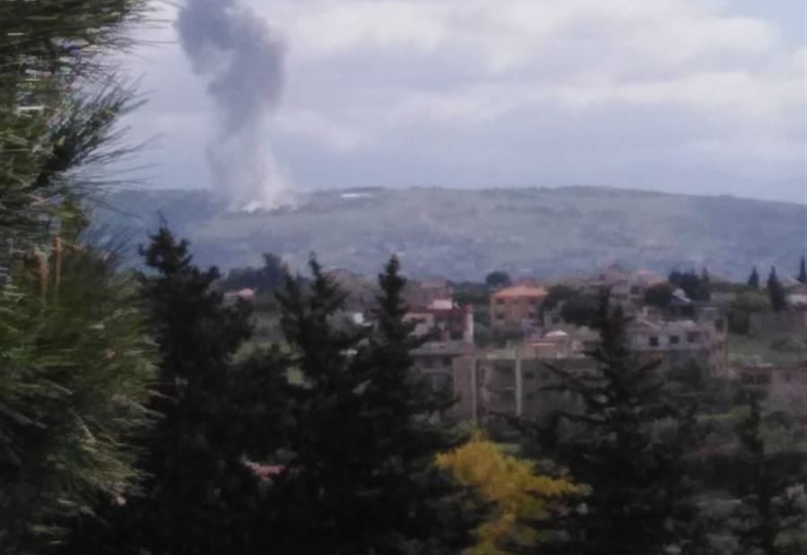 بالفيديو: غارة جوية اسرائيلية تستهدف أرنون  بالفيديو: غارة جوية اسرائيلية تستهدف أرنون