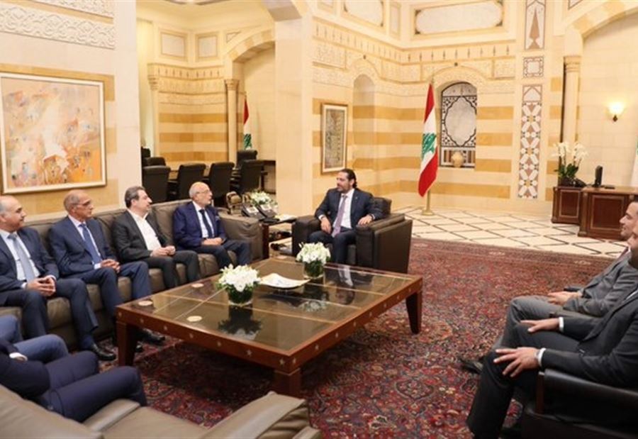 وفد "اللقاء الديمقراطي" من السراي: متفاهمون مع الحريري