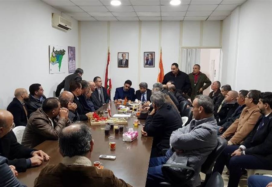 التقدمي زار الوطني الحر مهنئاً