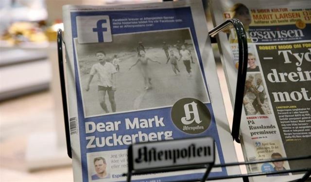 فيسبوك يتراجع عن حذف صورة "طفلة النابالم"