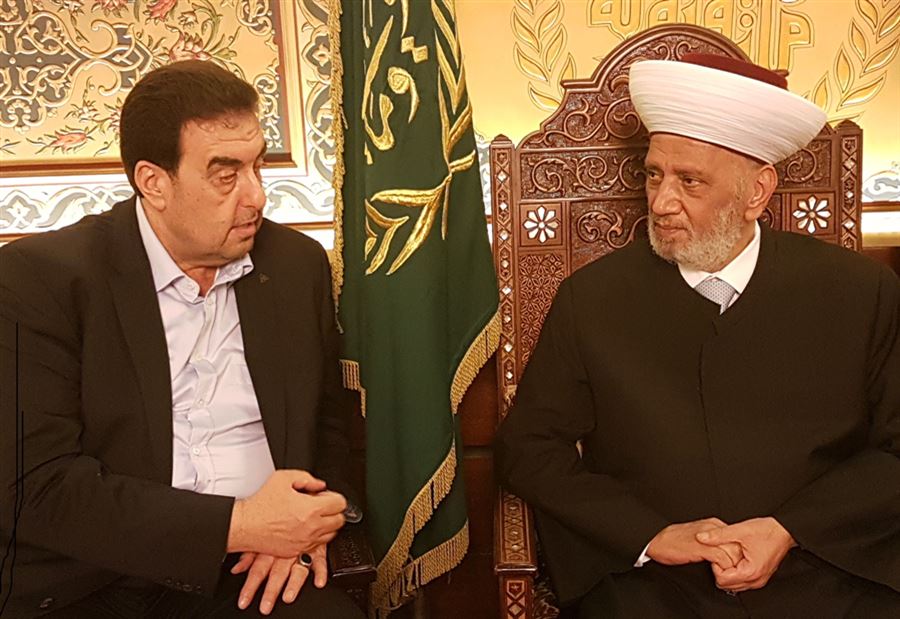 البعريني: البطريرك صفير والمفتي خالد قامتان وطنيتان