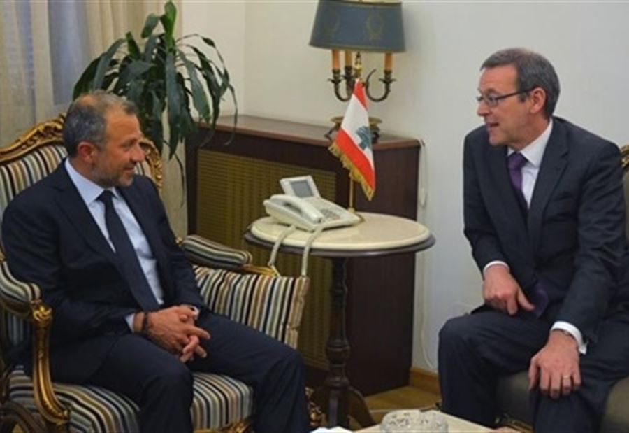 باسيل عرض وماكدونالد ملف النازحين