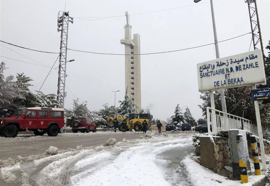 بالصور: فتح طرقات زحلة الرئيسية والفرعية بالصور: فتح طرقات زحلة الرئيسية والفرعية