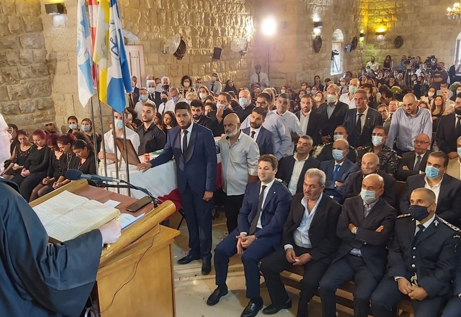بلدة مشمش ودَّعت شهيدها جو نون 