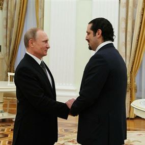 الحريري بحث مع بوتين جهود انهاء الفراغ الرئاسي