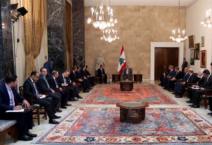 عون: لعودة سريعة للنازحين السوريين إلى بلادهم