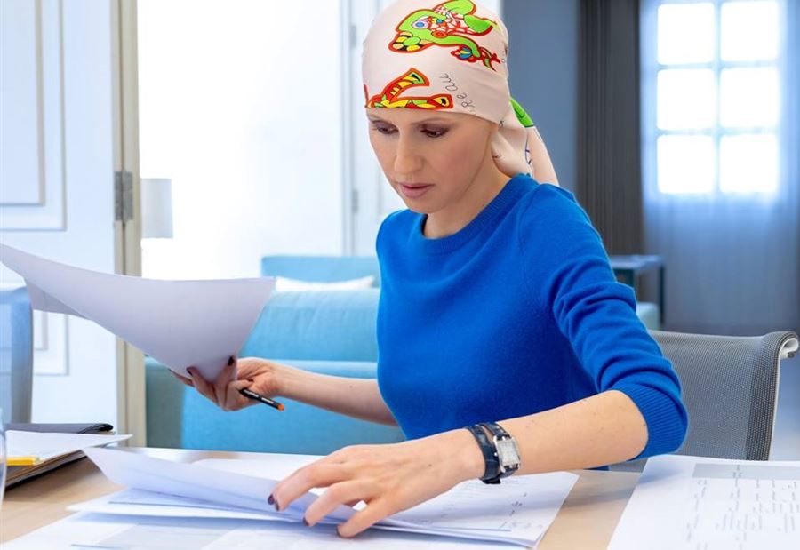 أسماء الأسد تتابع علاجها من ورم خبيث