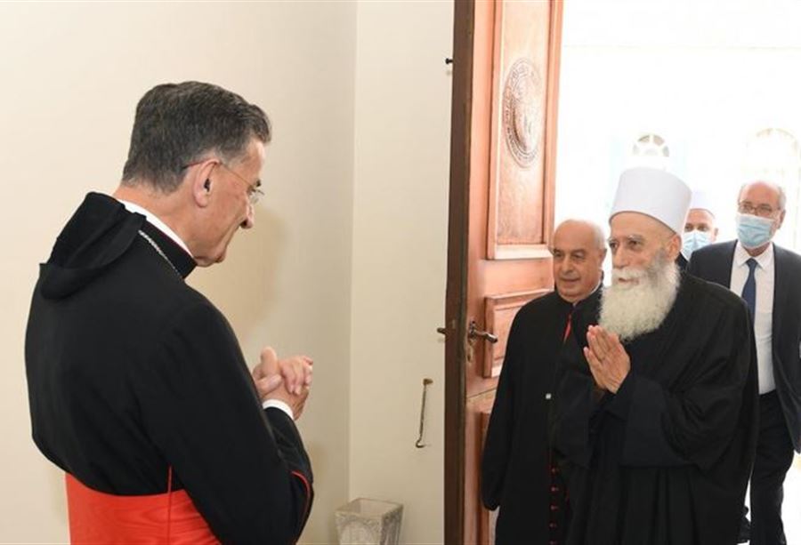 من بكركي... نعيم حسن  يَدعو المسؤولين إلى التنازل