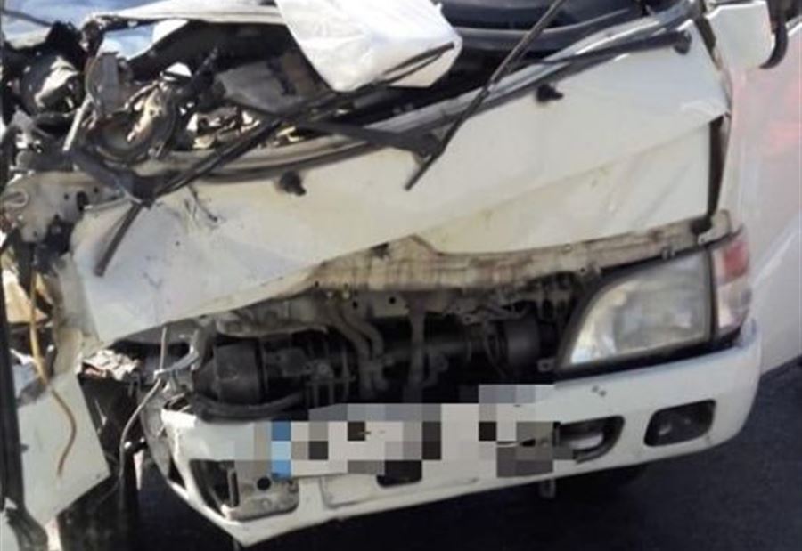 بالصور: قتيل وجريح اثر حادث سير مرّوع في كفرحزير