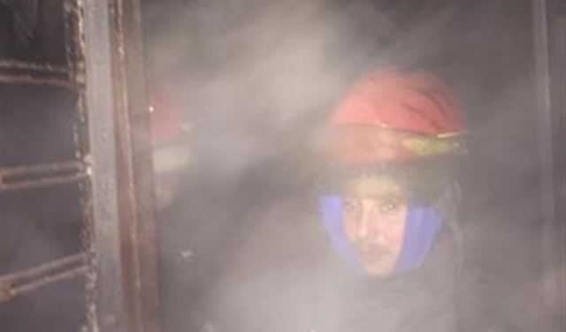 حريق داخل منزل في عين الجديدة