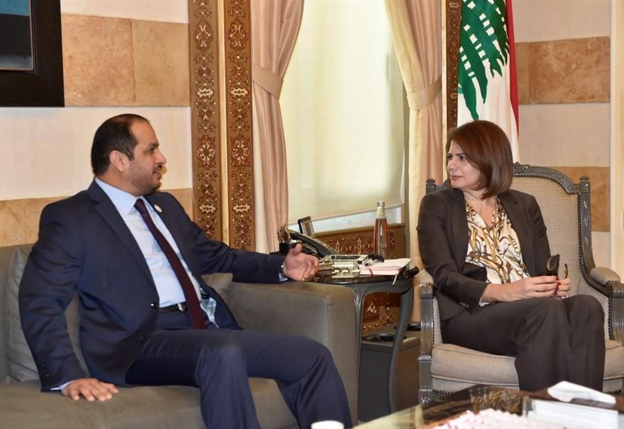 الحسن تستقبل سفراء أميركا والامارات وتشيكيا 