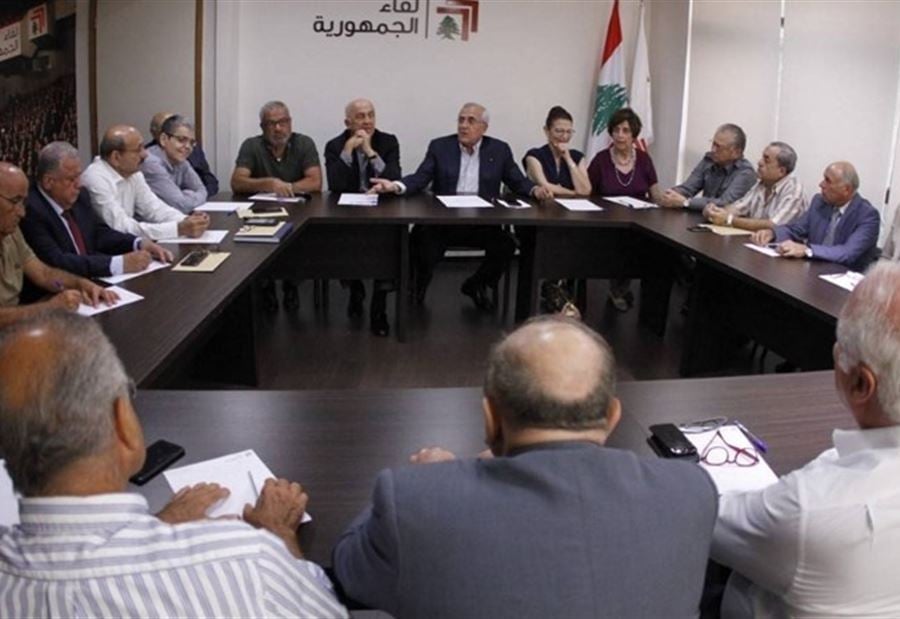 "لقاء الجمهورية": لإبعاد السياسة عن عمل القوى العسكرية كافة 