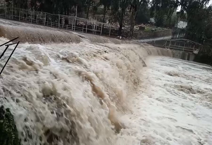 سيول وفيضانات في حاصبيا