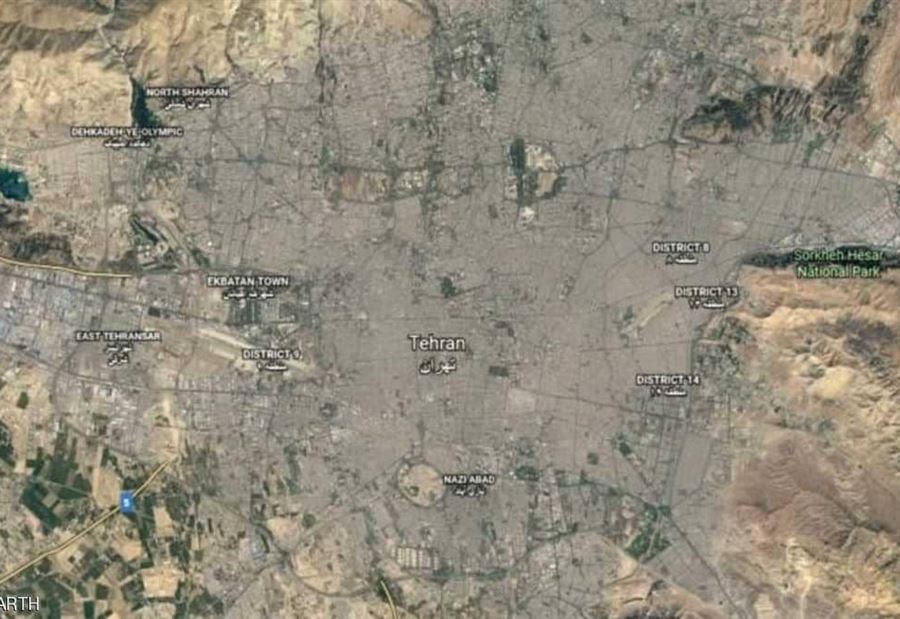 صور جوية تكشف الخطر الكبير.. طهران تغرق