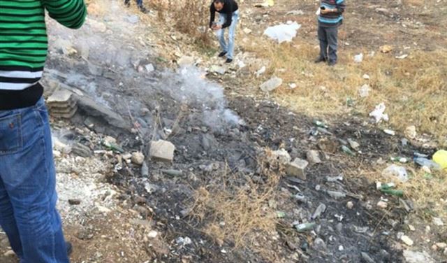 حريق وانفجار عند اوتوستراد زحلة - الفرزل