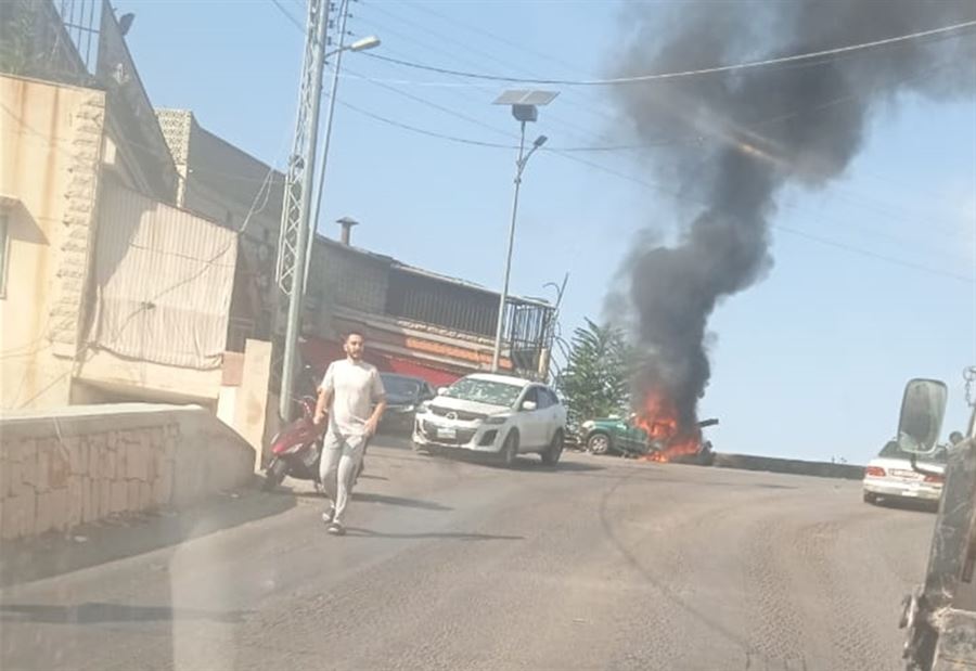 بالفيديو: استهداف سيارة على طريق عاليه - القماطية! بالفيديو: استهداف سيارة على طريق عاليه - القماطية!