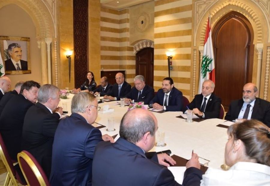 الحريري يتابع ملف النازحين مع الوفد الروسي