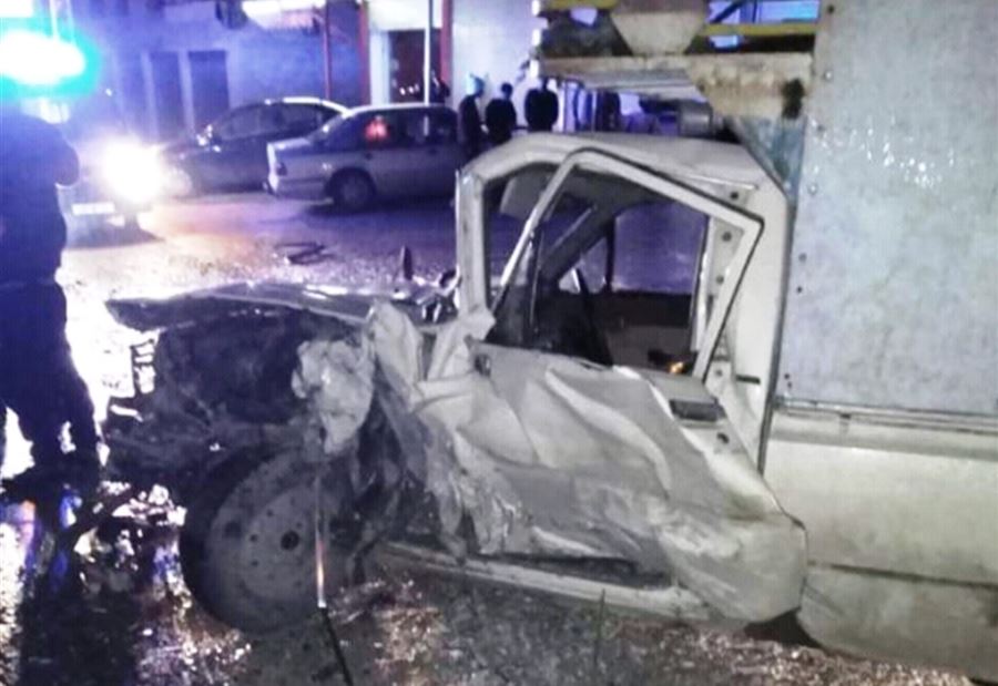 بالصورة: جريحان في حادث سير على طريق عام برقايل بالصورة: جريحان في حادث سير على طريق عام برقايل