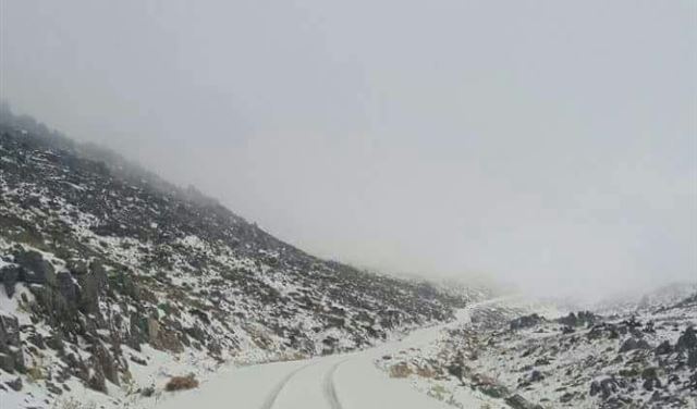 شبعا اكتست الثوب الابيض 