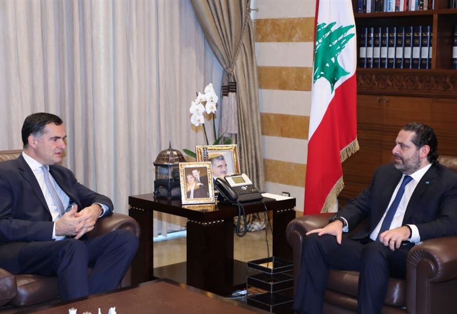 الموفد الفرنسي في بيت الوسط 