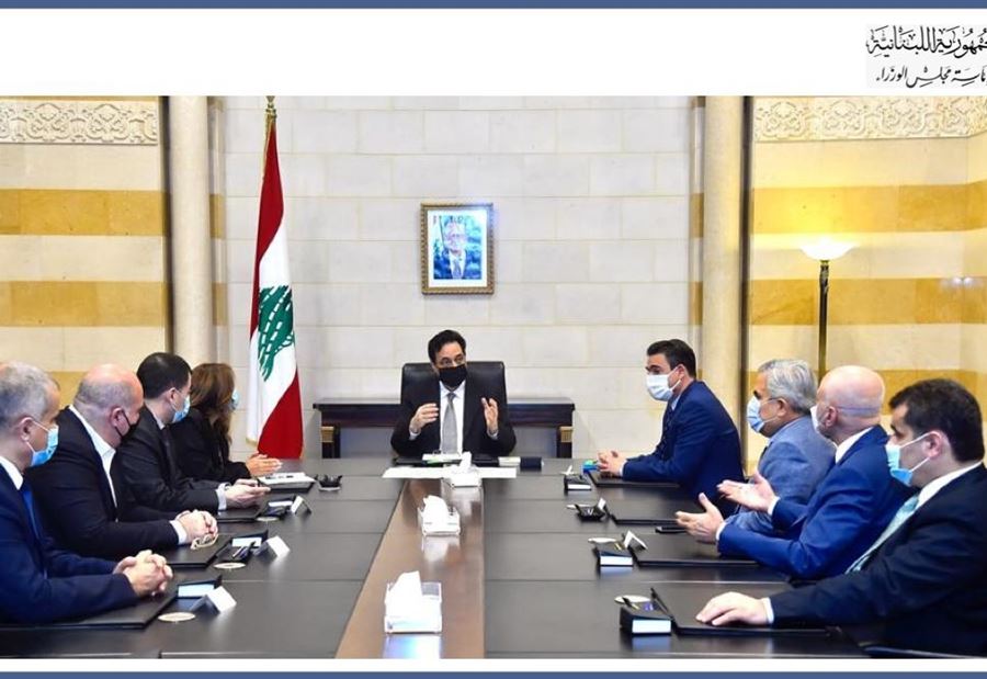 دياب يدعمُ جهود إعادةِ إعمار المناطق المتضرّرة 