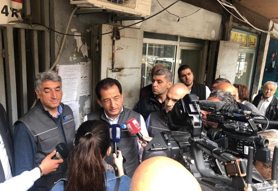 جان جبران يجول في منطقة البسطة لضبط المخالفات  جان جبران يجول في منطقة البسطة لضبط المخالفات