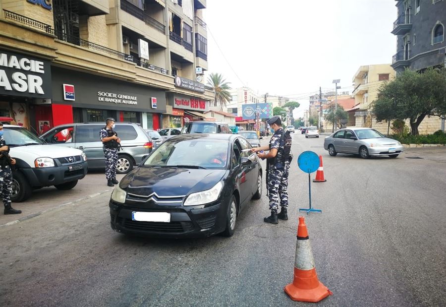 بالصور: قوى الأمن تُساهمُ في مكافحةِ "كورونا"