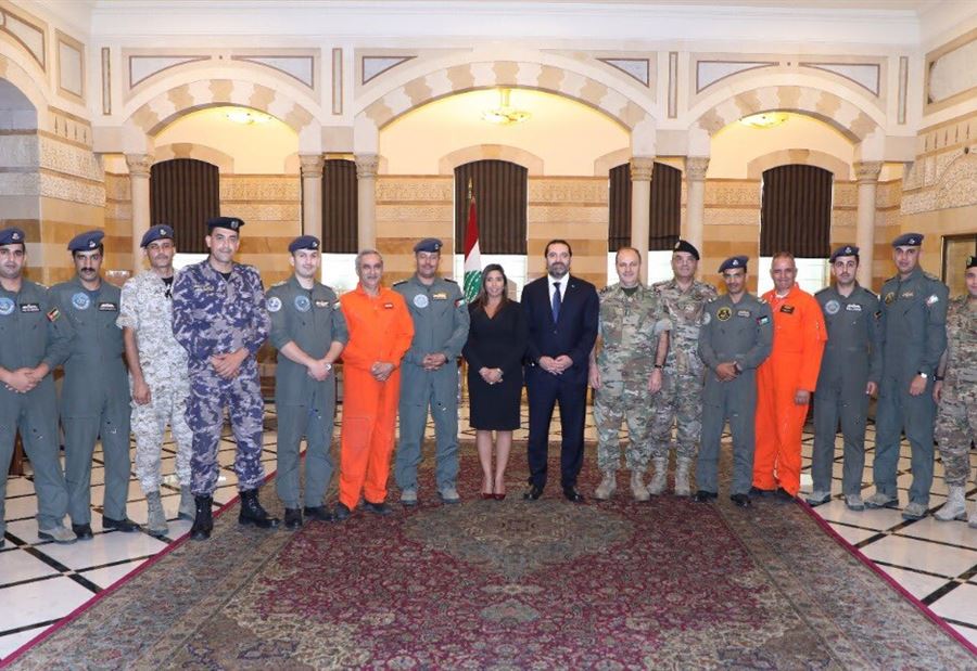 ماذا يفعل ضباط سلاح الجو الاردني عند الحريري؟