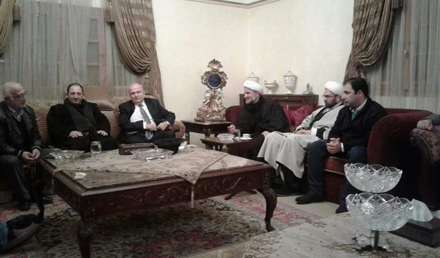 حسين التقى وفودا مهنئة بانتخابه 