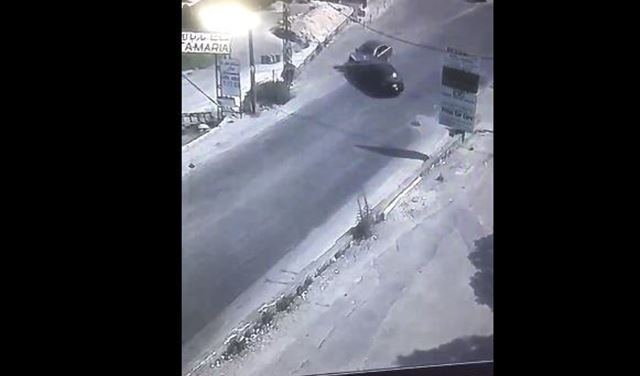 بالفيديو.. حادث "مضحك مبكي" على طريق نهر ابراهيم