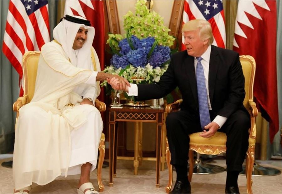 لقاء مرتقب بين أمير قطر وترمب