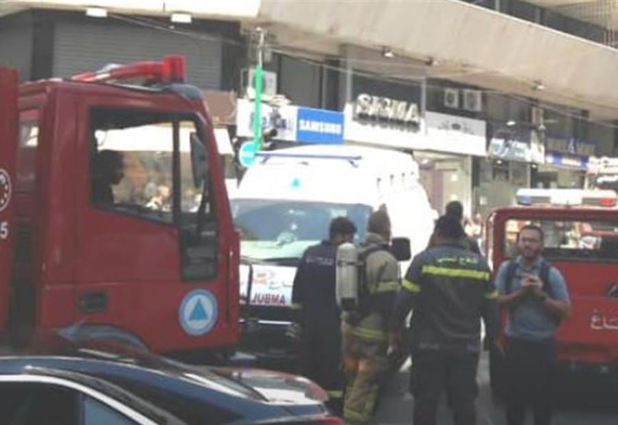 بالصور: حريق داخل معهد في مارالياس... وإصابة اطفال