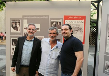 الحريري زار معرض كامل مروة في أسواق بيروت